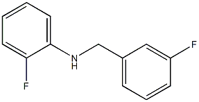 2-fluoro-N-[(3-fluorophenyl)methyl]aniline Structure