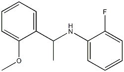 2-fluoro-N-[1-(2-methoxyphenyl)ethyl]aniline Structure