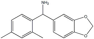 2H-1,3-benzodioxol-5-yl(2,4-dimethylphenyl)methanamine Structure