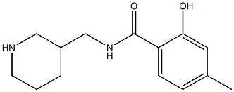 2-hydroxy-4-methyl-N-(piperidin-3-ylmethyl)benzamide Structure