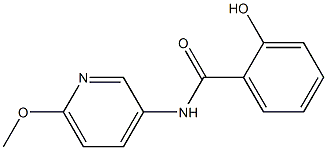 2-hydroxy-N-(6-methoxypyridin-3-yl)benzamide Structure