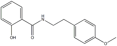 2-hydroxy-N-[2-(4-methoxyphenyl)ethyl]benzamide 구조식 이미지
