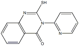 2-mercapto-3-pyridin-2-ylquinazolin-4(3H)-one 구조식 이미지