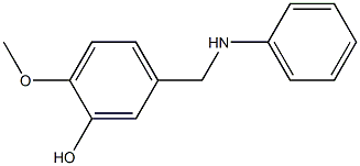 2-methoxy-5-[(phenylamino)methyl]phenol 구조식 이미지