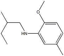 2-methoxy-5-methyl-N-(2-methylbutyl)aniline 구조식 이미지