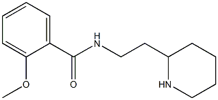 2-methoxy-N-(2-piperidin-2-ylethyl)benzamide Structure