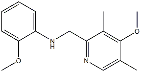 2-methoxy-N-[(4-methoxy-3,5-dimethylpyridin-2-yl)methyl]aniline Structure