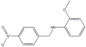 2-methoxy-N-[(4-nitrophenyl)methyl]aniline Structure