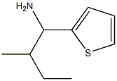 2-methyl-1-(thiophen-2-yl)butan-1-amine 구조식 이미지