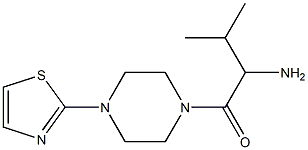 2-methyl-1-{[4-(1,3-thiazol-2-yl)piperazin-1-yl]carbonyl}propylamine Structure