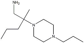 2-methyl-2-(4-propylpiperazin-1-yl)pentan-1-amine Structure