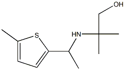 2-methyl-2-{[1-(5-methylthiophen-2-yl)ethyl]amino}propan-1-ol 구조식 이미지
