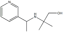 2-methyl-2-{[1-(pyridin-3-yl)ethyl]amino}propan-1-ol Structure