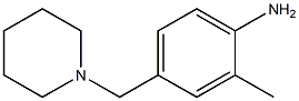 2-methyl-4-(piperidin-1-ylmethyl)aniline 구조식 이미지