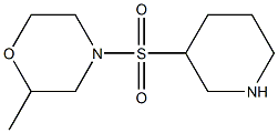 2-methyl-4-(piperidin-3-ylsulfonyl)morpholine 구조식 이미지