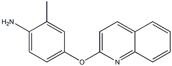 2-methyl-4-(quinolin-2-yloxy)aniline Structure