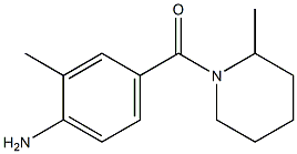 2-methyl-4-[(2-methylpiperidin-1-yl)carbonyl]aniline Structure