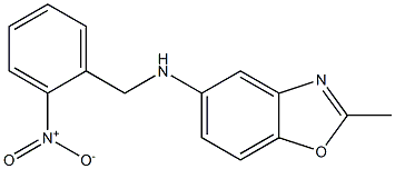 2-methyl-N-[(2-nitrophenyl)methyl]-1,3-benzoxazol-5-amine Structure