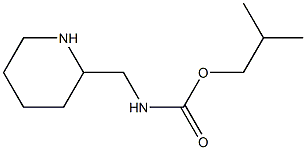 2-methylpropyl N-(piperidin-2-ylmethyl)carbamate Structure