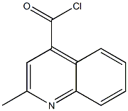 2-methylquinoline-4-carbonyl chloride 구조식 이미지