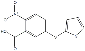 2-nitro-5-(thiophen-2-ylsulfanyl)benzoic acid 구조식 이미지