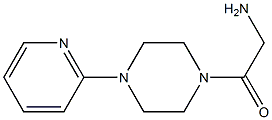 2-oxo-2-(4-pyridin-2-ylpiperazin-1-yl)ethanamine 구조식 이미지