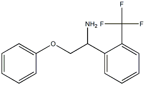 2-phenoxy-1-[2-(trifluoromethyl)phenyl]ethanamine 구조식 이미지