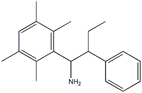 2-phenyl-1-(2,3,5,6-tetramethylphenyl)butan-1-amine Structure