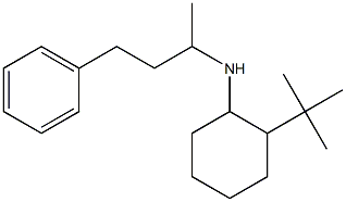 2-tert-butyl-N-(4-phenylbutan-2-yl)cyclohexan-1-amine Structure