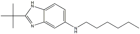 2-tert-butyl-N-hexyl-1H-1,3-benzodiazol-5-amine 구조식 이미지