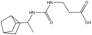 3-({[(1-bicyclo[2.2.1]hept-2-ylethyl)amino]carbonyl}amino)propanoic acid 구조식 이미지