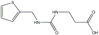 3-({[(thien-2-ylmethyl)amino]carbonyl}amino)propanoic acid Structure