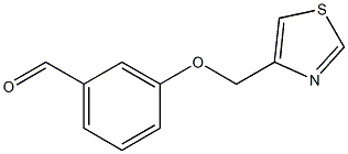 3-(1,3-thiazol-4-ylmethoxy)benzaldehyde 구조식 이미지