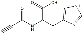 3-(1H-imidazol-4-yl)-2-(propioloylamino)propanoic acid 구조식 이미지