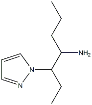 3-(1H-pyrazol-1-yl)heptan-4-amine 구조식 이미지