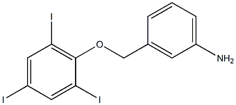 3-(2,4,6-triiodophenoxymethyl)aniline Structure