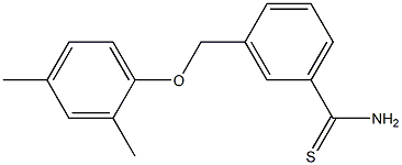 3-(2,4-dimethylphenoxymethyl)benzene-1-carbothioamide 구조식 이미지