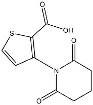 3-(2,6-dioxopiperidin-1-yl)thiophene-2-carboxylic acid 구조식 이미지