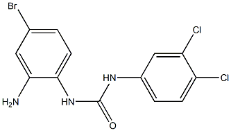 3-(2-amino-4-bromophenyl)-1-(3,4-dichlorophenyl)urea 구조식 이미지
