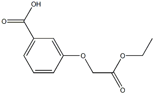 3-(2-ethoxy-2-oxoethoxy)benzoic acid Structure