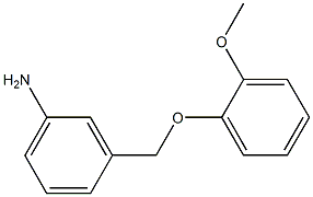 3-(2-methoxyphenoxymethyl)aniline Structure