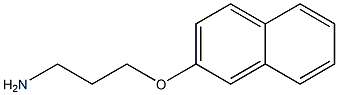 3-(2-naphthyloxy)propan-1-amine Structure