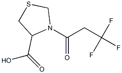 3-(3,3,3-trifluoropropanoyl)-1,3-thiazolidine-4-carboxylic acid Structure