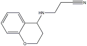 3-(3,4-dihydro-2H-1-benzopyran-4-ylamino)propanenitrile 구조식 이미지