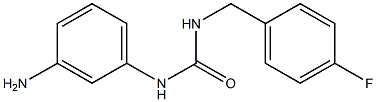 3-(3-aminophenyl)-1-[(4-fluorophenyl)methyl]urea 구조식 이미지