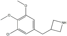 3-(3-chloro-4,5-dimethoxybenzyl)azetidine 구조식 이미지