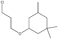 3-(3-chloropropoxy)-1,1,5-trimethylcyclohexane Structure