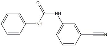 3-(3-cyanophenyl)-1-phenylurea 구조식 이미지