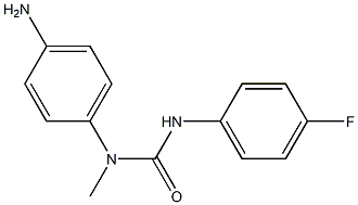 3-(4-aminophenyl)-1-(4-fluorophenyl)-3-methylurea 구조식 이미지