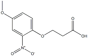 3-(4-methoxy-2-nitrophenoxy)propanoic acid Structure